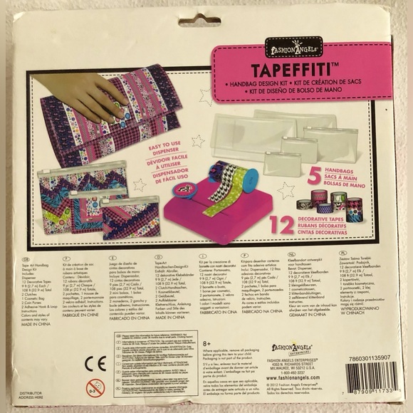 Fashion Angels Tapeffiti Handbag Design Kit. - Picture 2 of 8